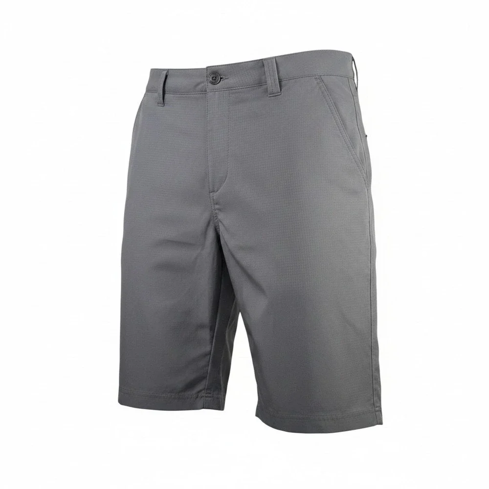Columbia PFG Mens Gray Ripstop Fishing Shorts Performance Outdoor Size 34 35
